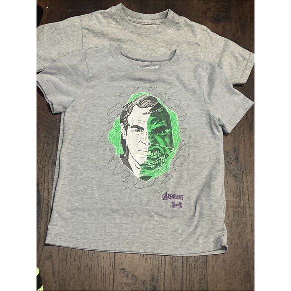 Boys Size 6-7 Clothes Bundle 12 Piece Lot Summer Minecraft, Nike, Sports, Hulk+ - Picture 6 of 12